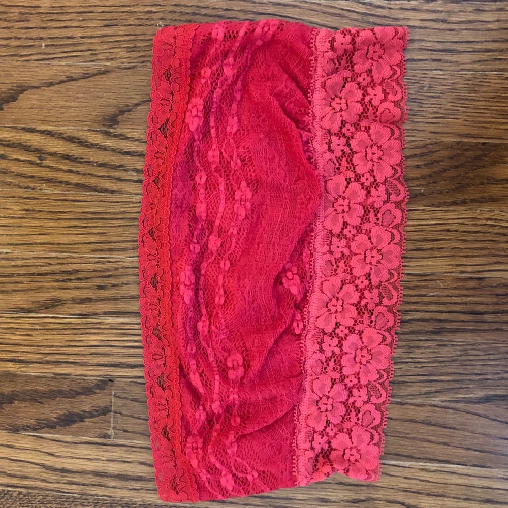 Free people bandeau red, worn once!